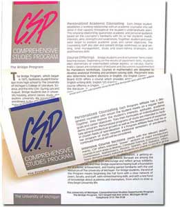 Comprehensive Studies Program News