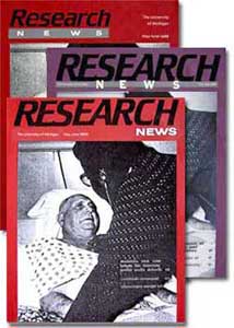 Design and design proposals for The University of Michigan Research News