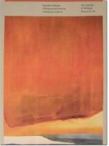 Catalog for UM Museum of Art collections of painting and sculpture llustration: Frankenthaler 