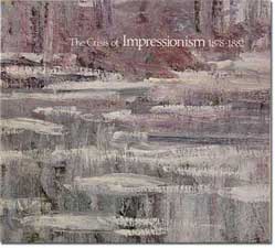 Catalog for UM Museum of Art exhibit on the Crisis of Impressionism illustration: detail of painting by Monet 