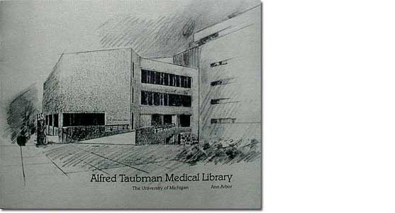 Dedication book for Taubman Medical Library