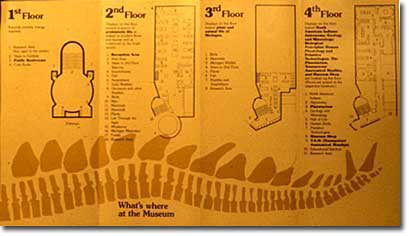 Floorplans for The University of Michigan Museum of Natural History 