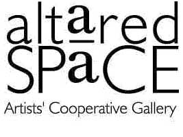 logo for artists' group and window singage