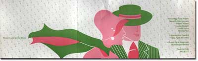 Invitations of cut paper for two parties 