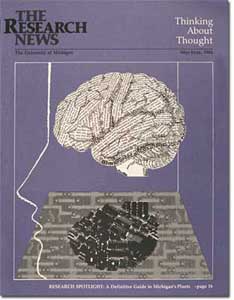 Collage illustration for The Research News illustration on thought 