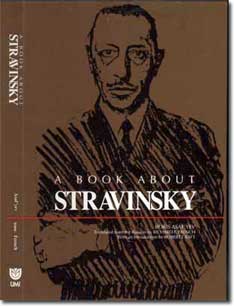 Copy transfer illustration and design for a book about Strvinsky for University Microfilms International 