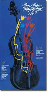 Poster for Ann Arbor May Festival of Music