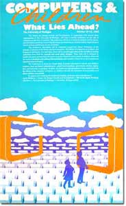 Posters for a Conference at the University of Michigan paper sculpture