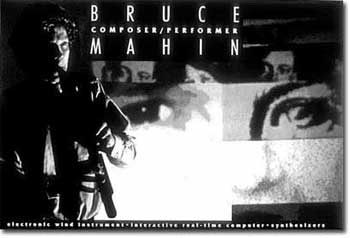 Poster for Bruce Mahin musical performance