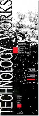 Poster for Music Technology lecture and performance at Radford University